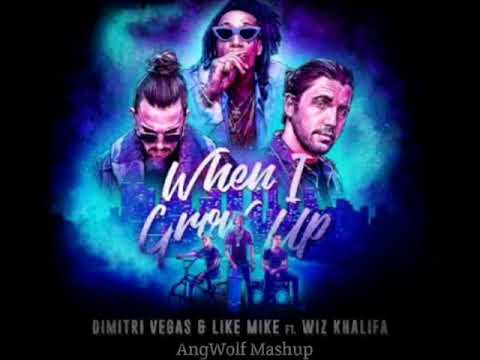 When I Grow Up- Dimitri Vegas & Like Mike ft. Wiz Khalifa (Zyro Mashup)