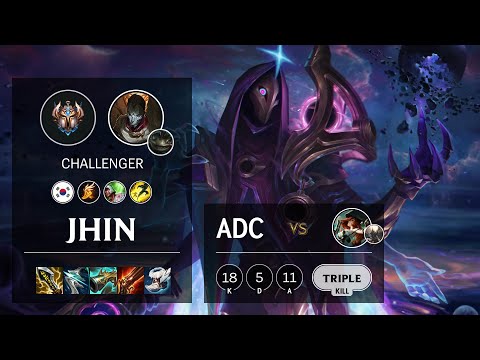 Jhin ADC vs Miss Fortune - KR Challenger Patch 10.25b