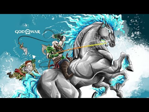 Sleipnir (Odin's eight legged horse) -  God of war Ragnarök