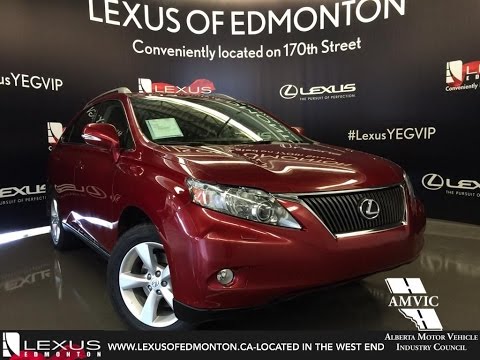Used 2010 Red Lexus RX 350 AWD Touring Walkaround Review | Camrose Alberta