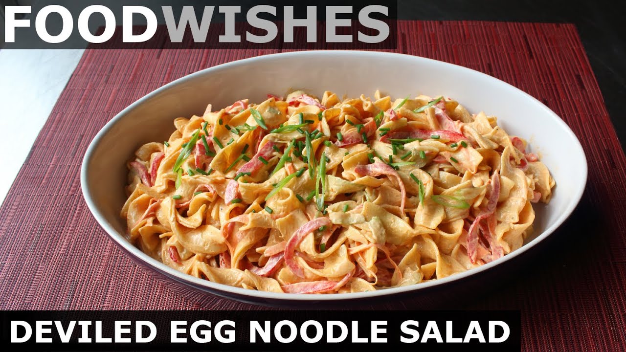 Deviled Egg Noodle Salad - Food Wishes