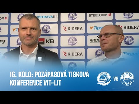 OHLASY TRENÉRŮ | 16. kolo TELH - HC VÍTKOVICE RIDERA - HC Verva Litvínov