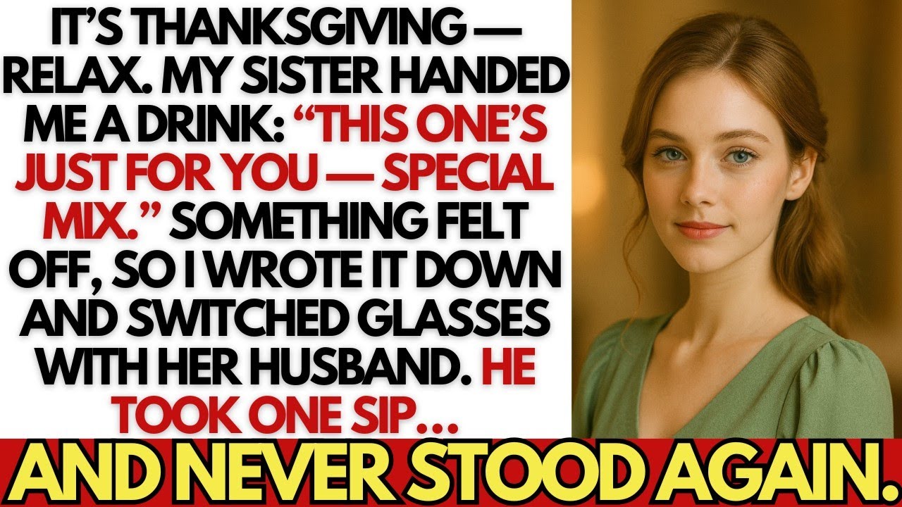 My Sister Spiked My Drink At Family Dinner; I Swapped Glasses With Her Husband And Then...