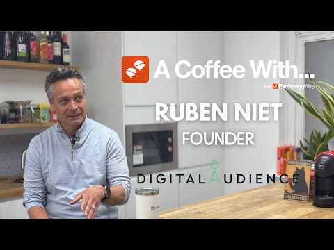 Shot of Ruben Niet, founder of digitalAudience, in the ExchangeWire kitchen for an episode of 'A Coffee With...'