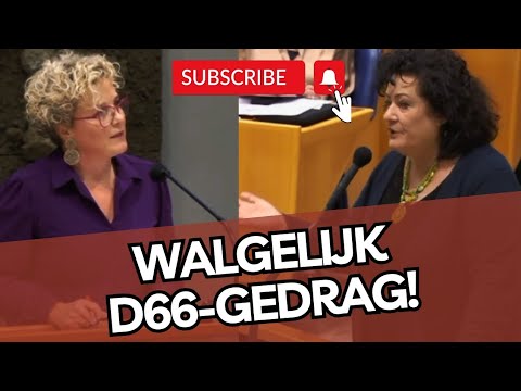 Caroline spreekt Paulusma (D66) aan op haar WALGELIJKE gedrag!