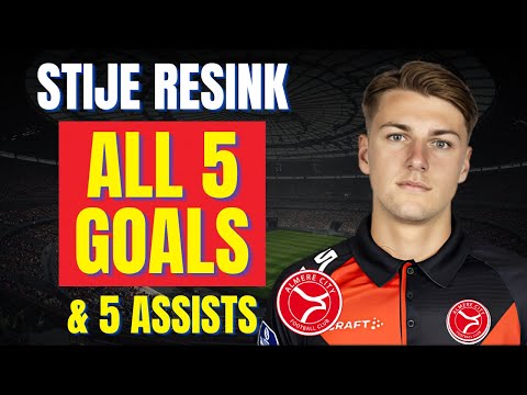 Stije Resink - ALL 5 GOALS & ASSISTS FOR ALMERE CITY | Skills & Highlights
