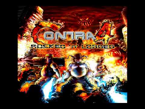 CONTRA 4 rocked 'n' loaded  - stage.1 - jungle  (metal version)