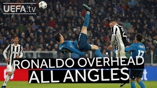 CRISTIANO RONALDO OVERHEAD KICK FROM ALL ANGLES!! 