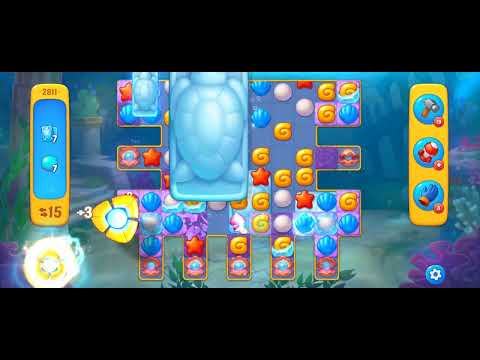 Fishdom Easy Level 2811 (with ingame Lightning Booster) @choraelmin