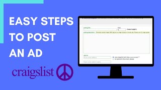 How to Post on Craigslist ! 2022