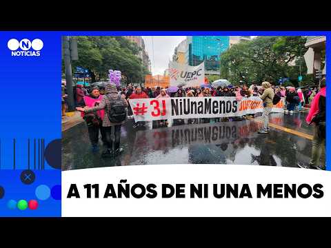 NI UNA MENOS: una MULTITUD salió a las CALLES