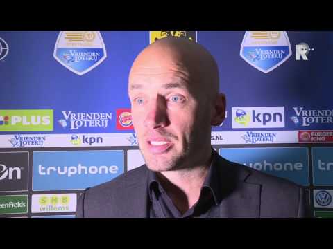 Mitchell van der Gaag na afloop van Vitesse - Excelsior