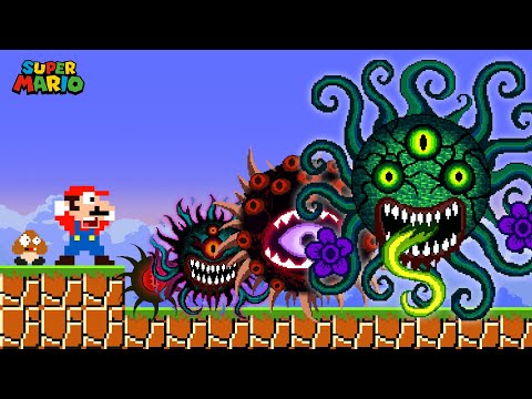 Mario vs Suika | Can Mario ESCAPE the Evolution of Mr. Sun Sprunki OC in the New Phase?