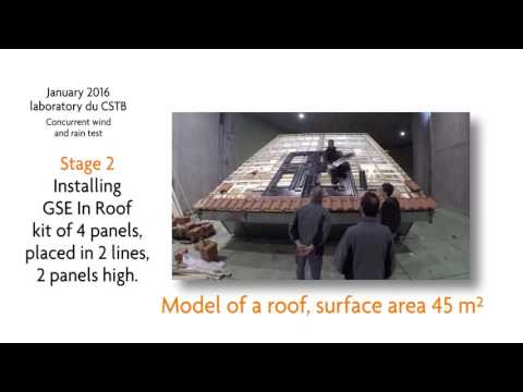 GSE IN-ROOF SYSTEM - Rain Wind Test (CSTB) (English)