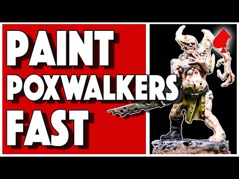 How to Paint Death Guard Poxwalkers 40K Quickly