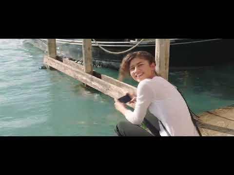 Spider-Man: Far From Home official trailer frame with Peter Parker in his suit overlooking a European city