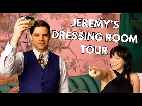 Jeremy Jordan's Great Gatsby Dressing Room Tour | Designed by Krysta Rodriguez