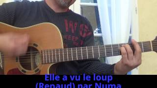 Elle a vu le loup (Renaud) rerprise à la guitare