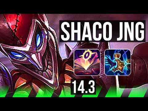 SHACO vs EKKO (JNG) | 7/2/8, 300+ games, Dominating | NA Grandmaster | 14.3