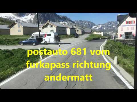 postauto 681 furkapass richtung andermatt