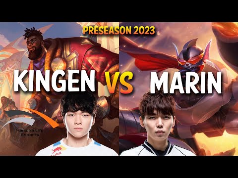 HLE Kingen vs MaRin - K'SANTE vs RUMBLE Top - KR Ranked