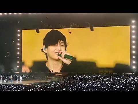 BTS V ending speech - Permission To Dance On Stage in LA day1 | Kim Taehyung #PTD_ON_STAGE_LA 211127