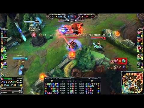 LOL SKT T1 Faker Jayce vs Ryze