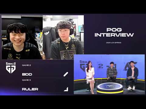 Interview with Bdd, Ruler | GEN vs. AF H/L 02.28 | 2021 LCK Spring Split