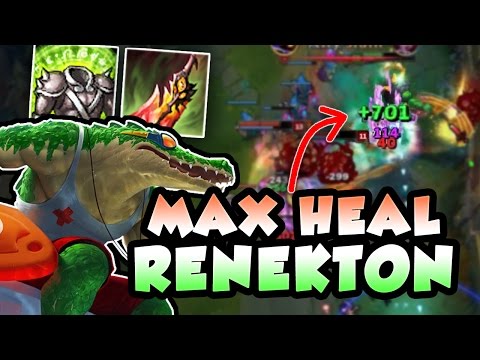 BECOME A 1V4 SUSTAIN GOD WITH THIS RENEKTON BUILD! DEATHS DANCE + VISAGE BUFFS OP! League of Legends
