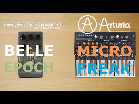 Pedals4Synths - Catalinbread Belle Epoch Tape echo W/ Arturia Microfreak