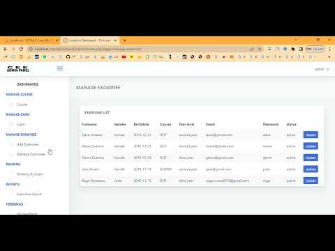 Online Exam Management System in PHP Application Projects