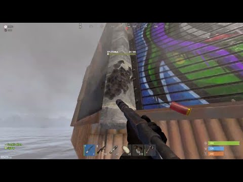 Raiding a nearly fully decayed HQM base #rustshorts