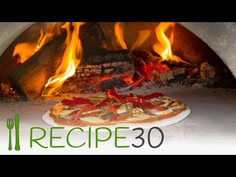 Fried pizza made from scratch with cheese garlic and rosemary By RECIPE30 com