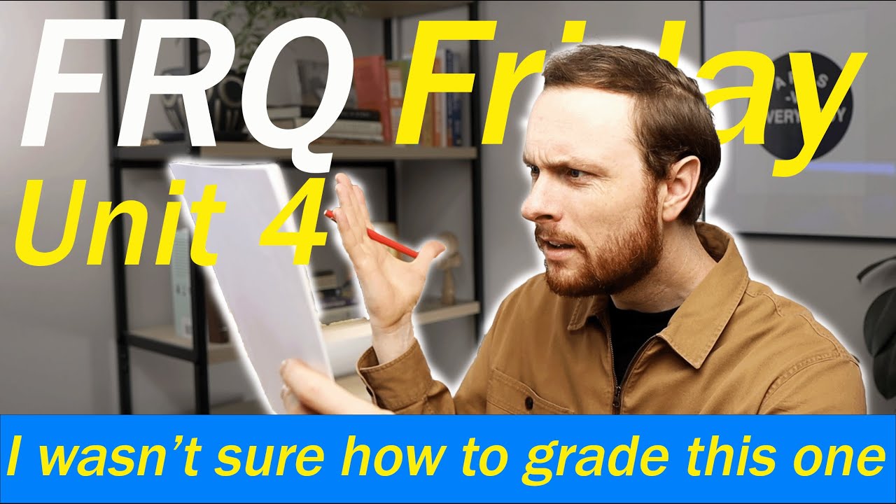 FRQ Friday Unit 4: Soil