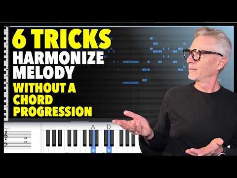 Harmonize Melody 6 Different Ways - No Chord Progression needed!