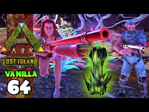 DESBRAVANDO A CAVERNA SECRETA E ARTEFATO DO SÁBIO!!! ARK: LOST ISLAND (VANILLA) 64