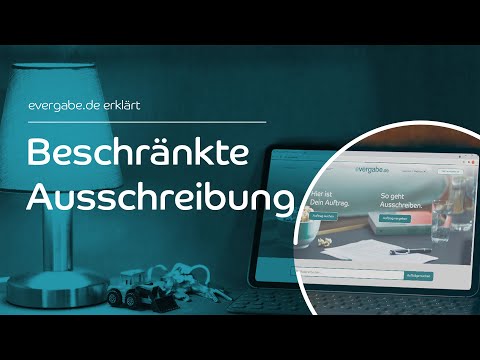 Beschränkte Ausschreibung | evergabe.de erklärt