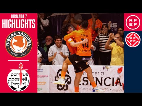 Resumen #PrimeraDivisiónFS | ATP Iluminación Ribera Navarra 6-4 Noia Portus Apostoli | Jornada 7