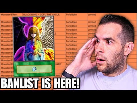 THE BANLIST IS HERE! OLD SCHOOL YUGIOH CARDS RETURN!