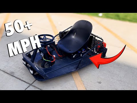 50+ MPH Drifting on our new Stage 5 XL Crazy Cart
