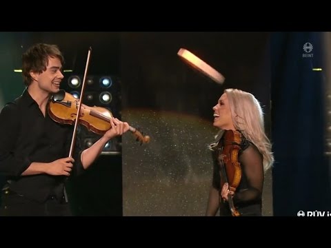 Alexander Rybak and Greta Salome in a brilliant violin duett 11.03.2017