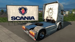 Night Truck Driving Gameplay - Euro Cargo Delivery Truck Mod