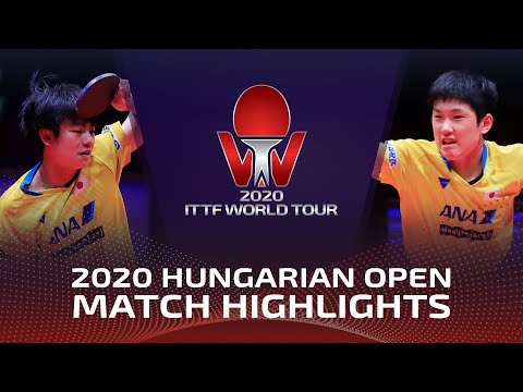 [2020 ITTF Hungarian Open] 단식 결승 - Tomokazu Harimoto vs Yukiya Uda 2020.2.24