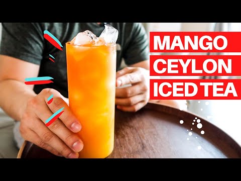 Summer Iced Tea Recipe: Mango Juice & Ceylon Tea | 50/50 Mix | Beat that Heat!