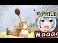 Suisei Gets Launched By A Catapult While Miko Sings "Stellar Stellar"【ENG Sub/Hololive】