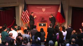 A Public Address by President Benigno Aquino | Institute of Politics