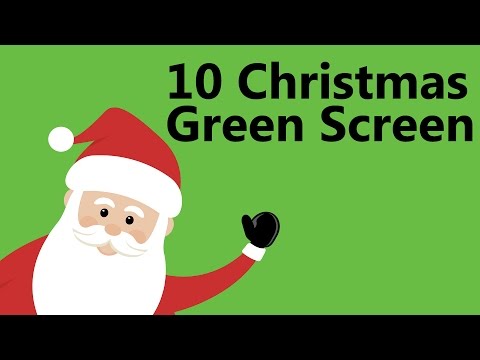 10 Christmas Green Screen Compilation Video