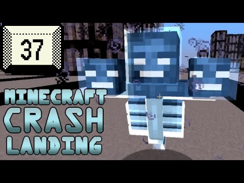 Crash Landing Minecraft 37: Wither Fight!!! ...or Flight - Matto-san