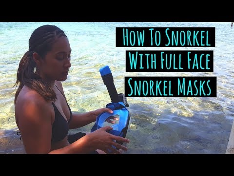 How To Snorkel With A Full Face Snorkel Mask - Tips for Easy Snorkeling!