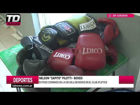 NELSON PILOTTI EXITOSO COMIENZO DE LA ESCUELA DE BOXEO EN EL CLUB ATLETICO 29 04 21